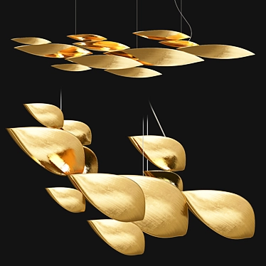 Luxury Modern Lucci Chandelier Light 3D model image 1 