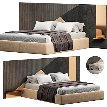 Modern Ego Bed Design 3D model image 1 