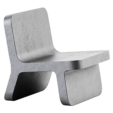 Cimento Toecello Lounge Chair 3D model image 1 