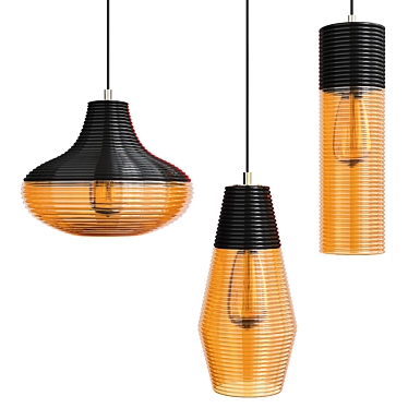 Modern Design Lamp Fixture 3D model image 1 