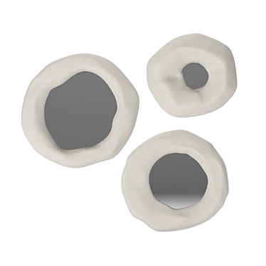 Glam Ceramic Mirror Set 3D model image 1 