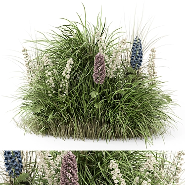 Outdoor Plants Bush Set 1023 3D model image 1 