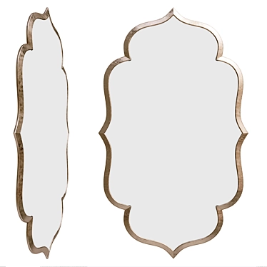 Elegant Uttermost Mirror Ensemble 3D model image 1 