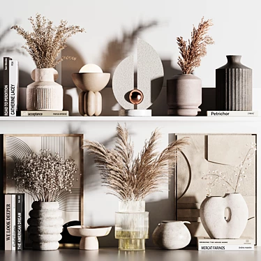 Elegant Decor Set for Interiors 3D model image 1 