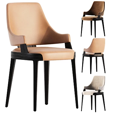 Elegant Potocco Velis Chair in 3D 3D model image 1 