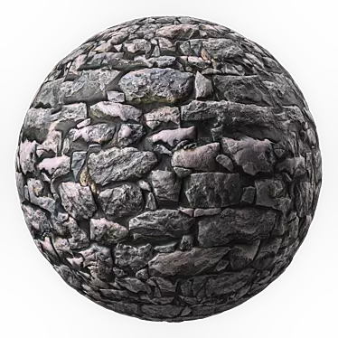 PBR Texture Stone Wall Pack 3D model image 1 