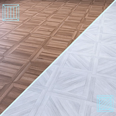 Versatile High-Quality Wood Flooring 3D model image 1 