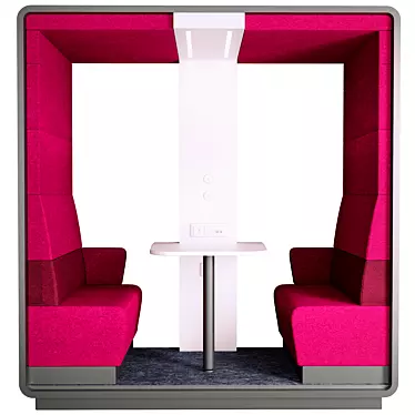 Mikomax HushMeet Open Acoustic Pod 3D model image 1 