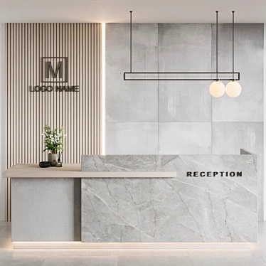 Modern Reception Design Model 3D model image 1 