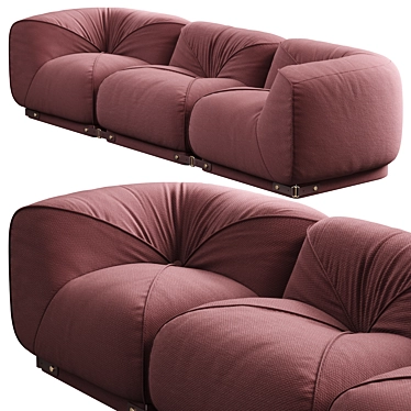 Ghidini1961 Luxe Modular Sofa 3D model image 1 