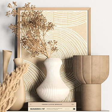 Modern Chic Decor Set 012 3D model image 1 