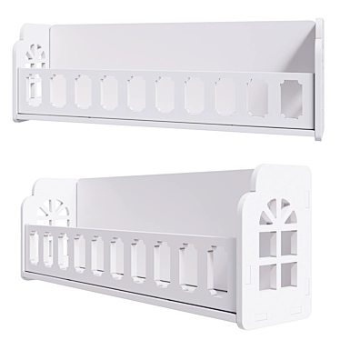 Wall Shelf Set AIS Laser 3D model image 1 