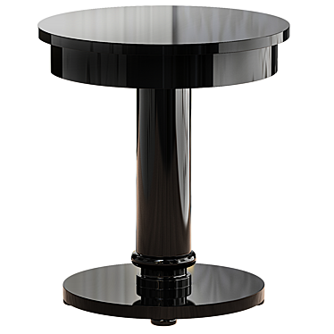  Bespoke Art Deco Round Table 3D model image 1 