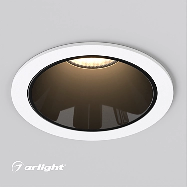 Modern Recessed Downlight 20W White 3D model image 1 