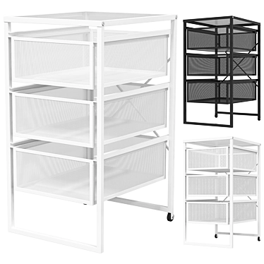 IKEA LENNART 2-Color Storage Organizer 3D model image 1 