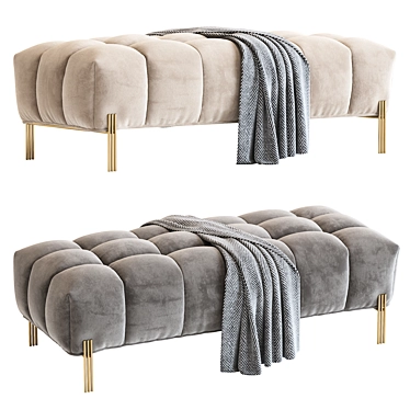 Sienna Modern Bench 2013 Corona 3D model image 1 