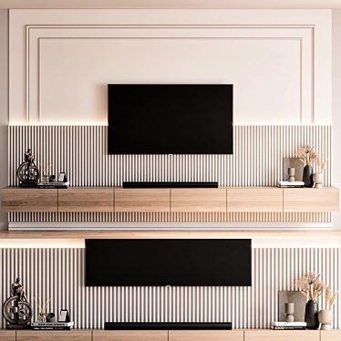 Samsung TV Wall Mount Stand 3D model image 1 