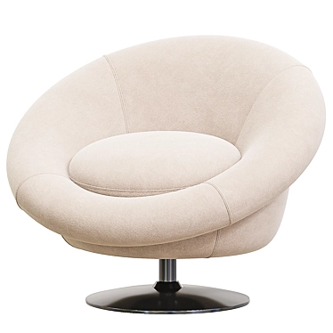 Elegant Swivel Chair Nemo Eichholtz 3D model image 1 