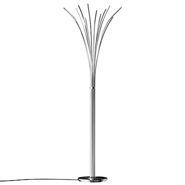 Sleek Chrome Table Lamp 3D model image 1 