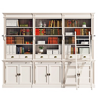 Deco Meuble Bookshelves Collection 3D model image 1 