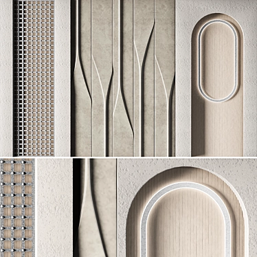 Modern Decorative Wall Art Print 3D model image 1 