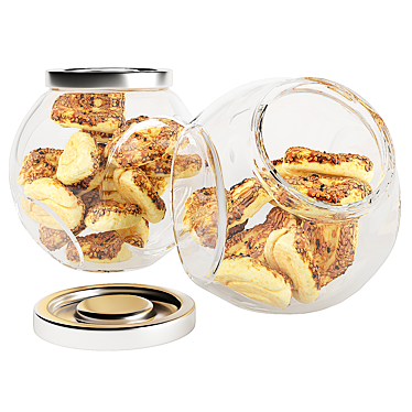 Glass jar cookies content 07