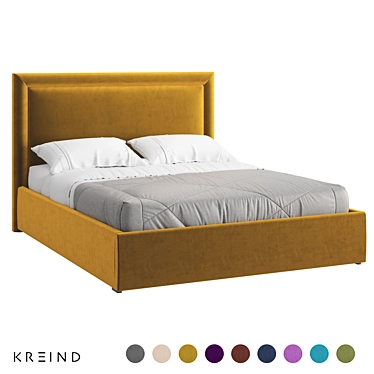 Vary Bed K02 Multicolor Collection 3D model image 1 