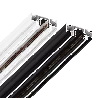 SLIM Track 01 Low-profile Lighting 3D model image 1 