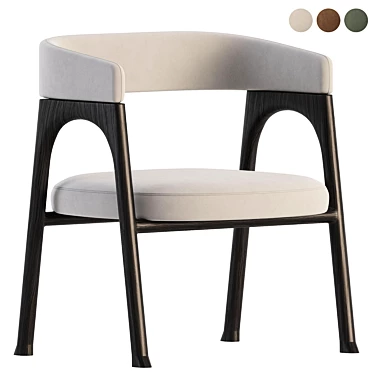 Modern Baxter Corinne Chair Design 3D model image 1 