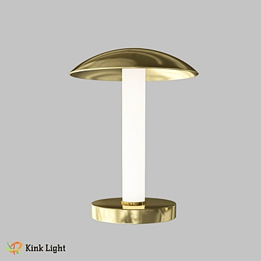 Elegant Gold Table Lamp 3D model image 1 