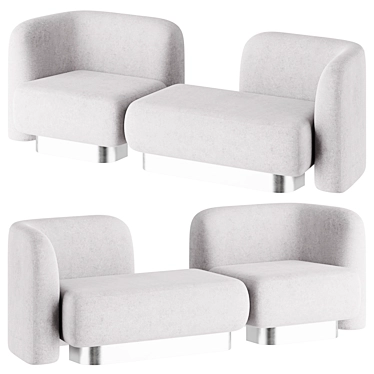 Comfy Weave Sofa | Диван 3D model image 1 