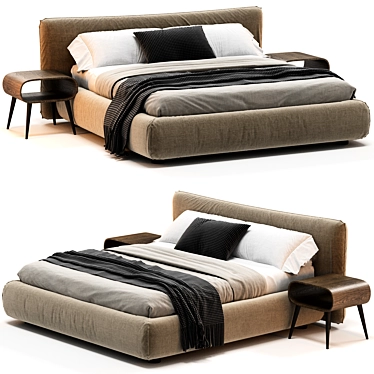 Luxury Meroni Bed | 3D Model 3D model image 1 