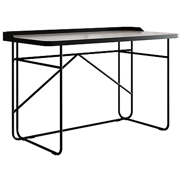 Wolf Keramik Writing Desk| CATTELAN ITALIA 3D model image 1 