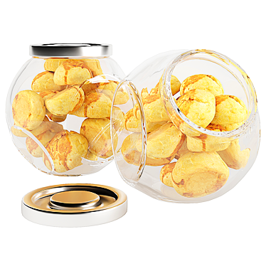 Glass jar cookies content 08