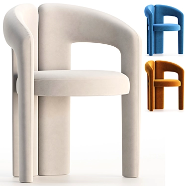 Mod Dudet Chair by Cassina 3D model image 1 