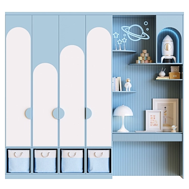 Cosmic Musician Room Decor 3D model image 1 