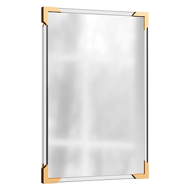 Modern Acrylic Wall Mirror 24X35 3D model image 1 