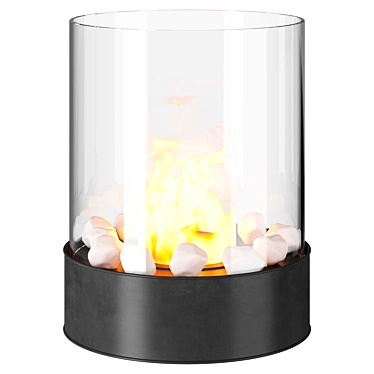 Chantico Glassfire Ethanol Table Fireplace 3D model image 1 