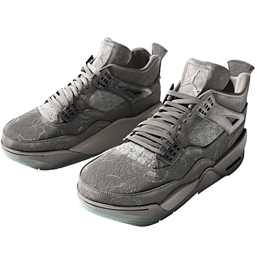 KAWS x Air Jordan Collaboration 3D model image 1 