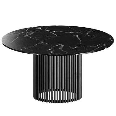 Modern Round Dining Table "Aplos 3D model image 1 