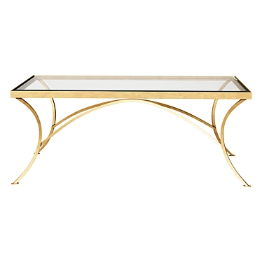  Alayna Gold Coffee Table 3D model image 1 