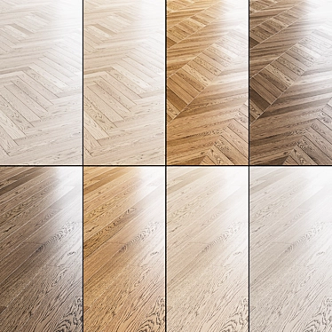 Wood Floor Texture Set 3D model image 1 