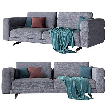 Modern Luxury Giorgetti SoHo Sofa 3D model image 1 