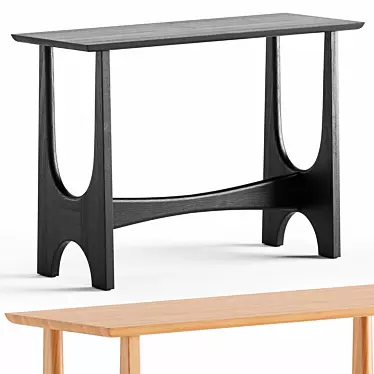 Modern Tanner Console Table 1120mm 3D model image 1 