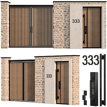  Island Collection Door 06 3D model image 1 