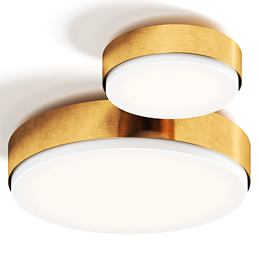 Contardi Ceiling Lamp Set 2 Sizes 3D model image 1 