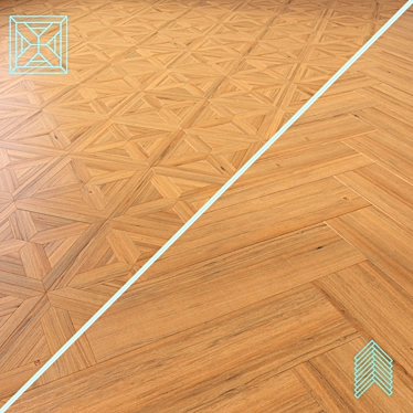 High-Quality Wood Floor Model 3D model image 1 