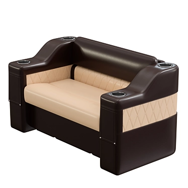 Yacht Sofa Model MAX 2017 3D model image 1 