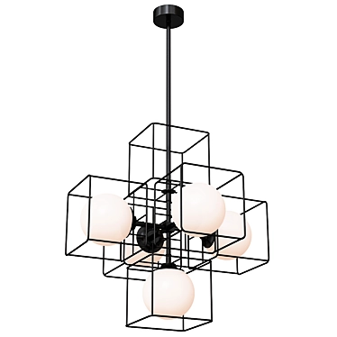 Imperium Light Rio Chandelier 3D model image 1 