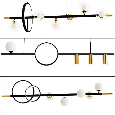 Sleek Modern Design Lamp 3D model image 1 